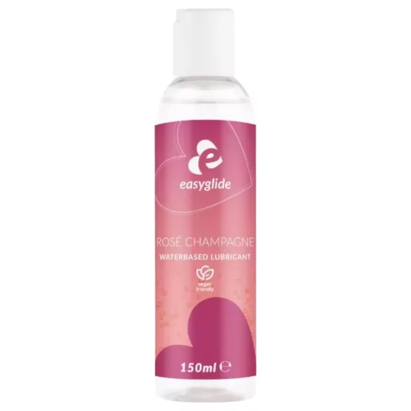 EasyGlide - aromatizovaný lubrikačný gél na vodnej báze - ružové šampanské (150 ml)