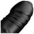 BUTTR Black Hawk - realistické análne dildo (čierne)