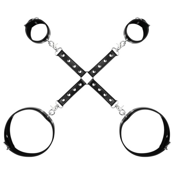 Bedroom Fantasies - putá na zápästia a stehná - čierne