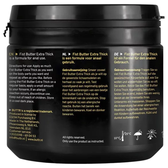 BUTTR - balzam na fisting - extra lubrikácia - 500 ml