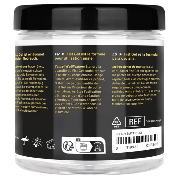 BUTTR - fisting gél - nelepivý - 500 ml