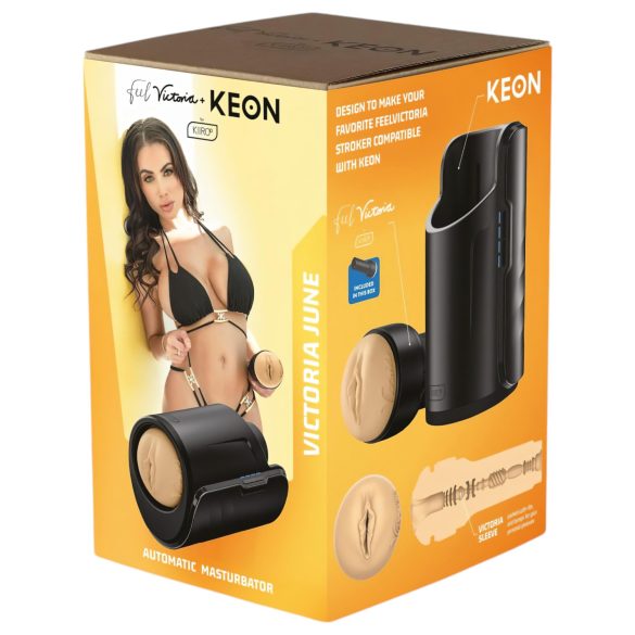 Kiiroo Keon + Victoria June - realistický masturbátor vagíny