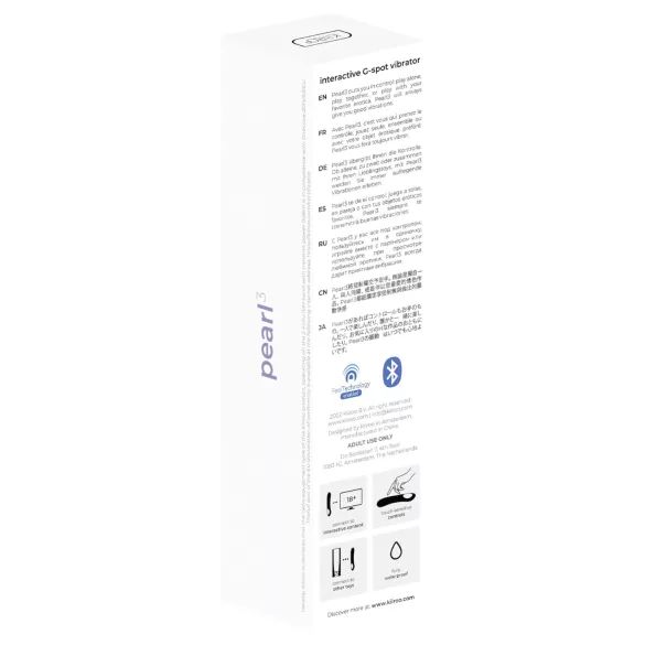 Kiiroo Pearl 3 - interaktívny vibrátor na G-bod - fialový