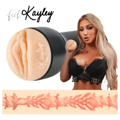   Kiiroo Kayley Gunner - masturbátor vagína - PowerBlow kompatibilný - naturálny