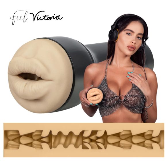 Kiiroo Victoria June – umelé ústa – PowerBlow kompatibilné (prírodné)