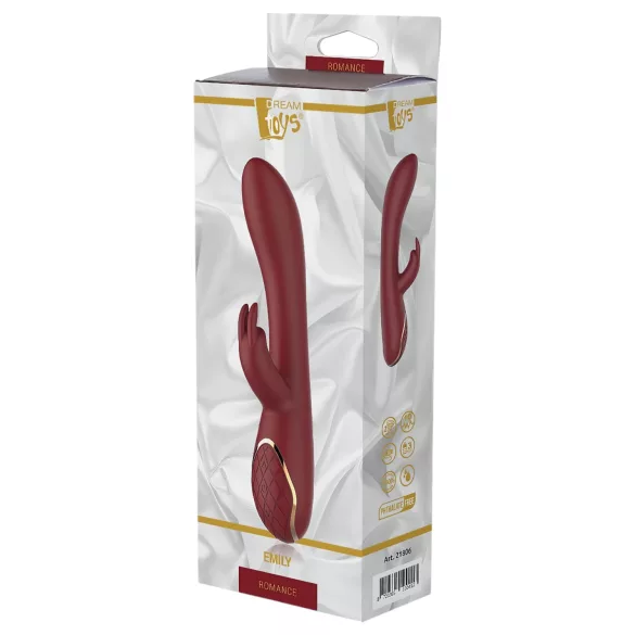 Romance Emily - vibrátor na G-bod a klitoris - červený