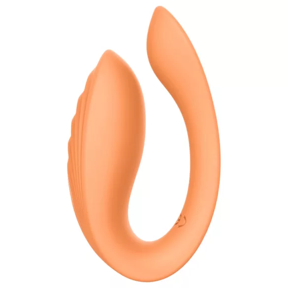Glam - párový vibrátor na diaľkové ovládanie - nabíjateľný - oranžový