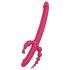 Dreamtoys Anywhere Pleasure Vibe - akumulátorový, 4-ramenný vibrátor (ružový)
