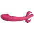 Dreamtoys Anywhere Pleasure Vibe - akumulátorový, 4-ramenný vibrátor (ružový)
