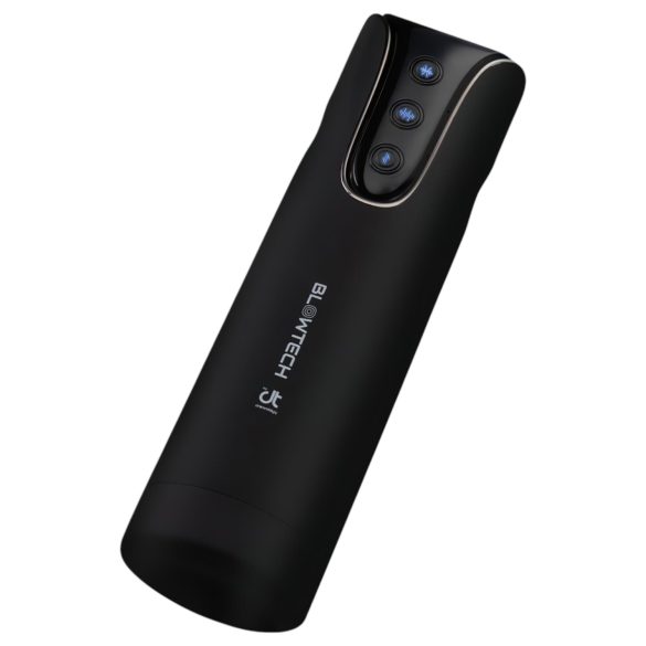 Dreamtoys - vibračný masturbátor pre mužov - úzky grip - čierny