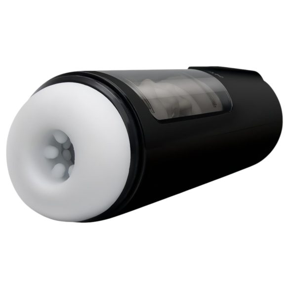 Dreamtoys Blowtech - vibračný, pohyblivý masturbátor (čierny)