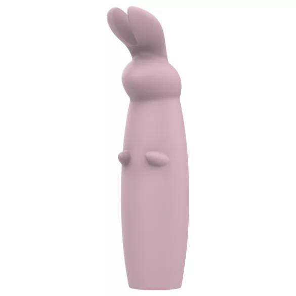 Nude Hazel - vibrátor na klitoris s králikom - fialový - nabíjateľný