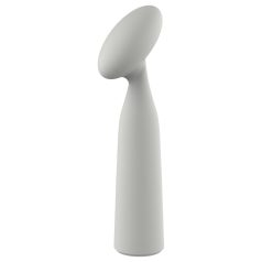Nude Luna - mini wand vibrátor - nabíjateľný - sivý