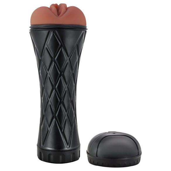 The Girl Next Door Marly - realistická vagína v puzdre - hnedá