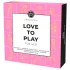 Pleasure Box Love to Play - vibrátor set - 6 dielov - ružovo-fialová