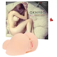 Kokos Oknyeo - realistický torzo masturbátor (prírodný)