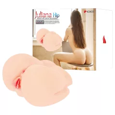   Kokos Juliana - realistický torzo masturbátor (prírodná farba)