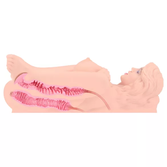 Kokos Victoria - realistický masturbátor (prírodný)