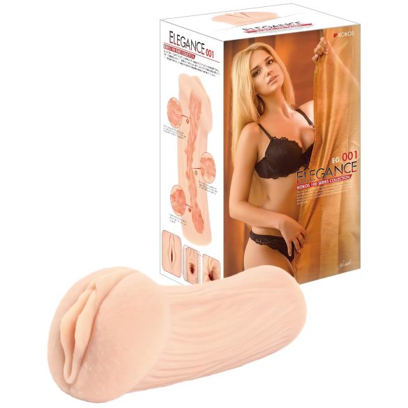Kokos Elegance 01 - realistická vagína masturbátor (natur)