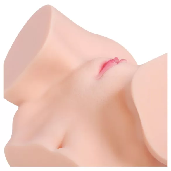 Kokos Onahole - realistický torzo masturbátor (prírodný)