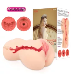  Kokos Onahole 001 XL - realistická vagína masturbátor (naturál)