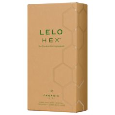 LELO Hex Organic - kondómy na zvýšenie potencie - 12 ks