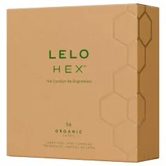 LELO Hex Organic - kondómy na zvýšenie potencie - 36 ks