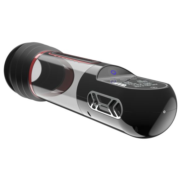 Peak Performa - automatická vákuová pumpa na penis - LED - transparentná