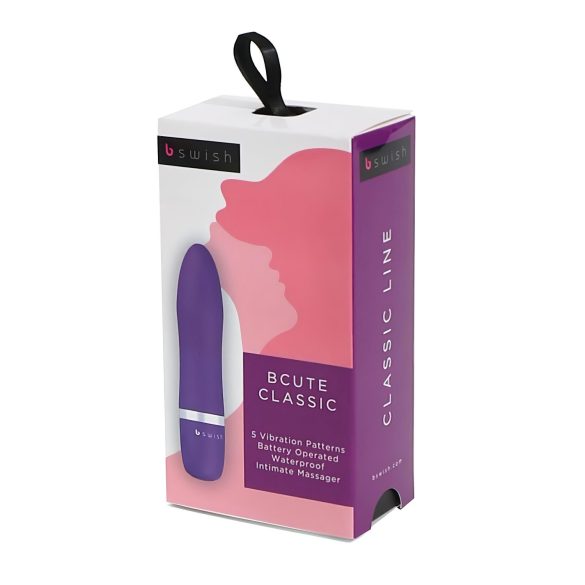 B SWISH Bcute Classic - vodotesný fialový rúž vibrátor