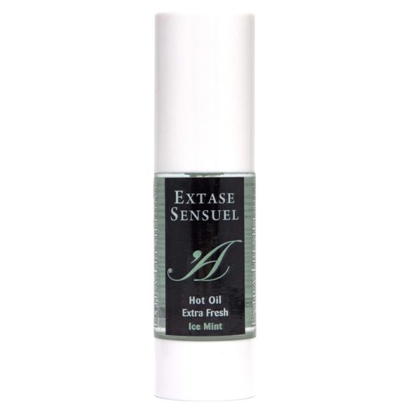 Extase Sensuel - chladivo-hrejivý masážny olej - mäta (30 ml)