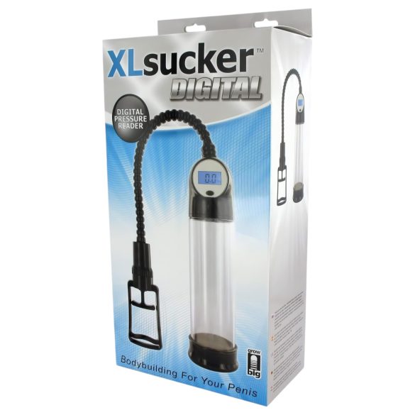 XLSUCKER - digitálna posilňovacia pumpa (priehľadná)