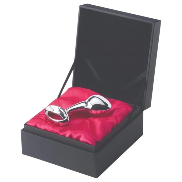 Njoy - análny kolík - stredný - kovový - strieborný