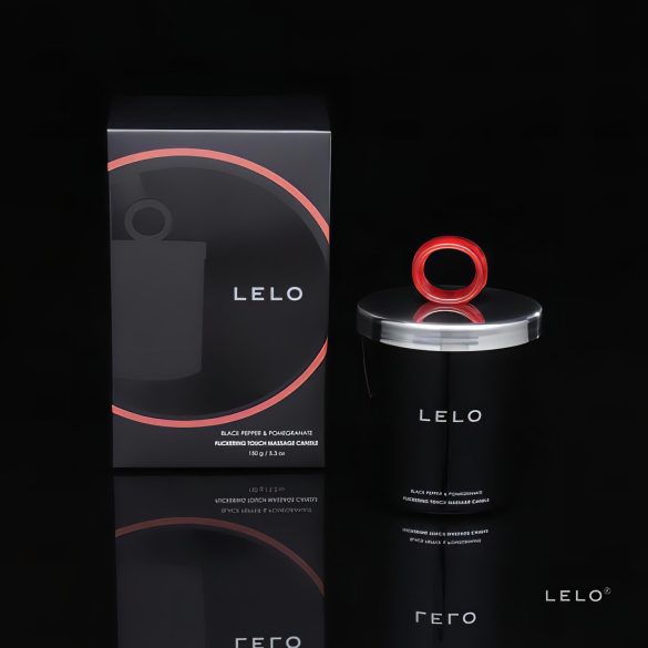 LELO - masážna sviečka - granátové jablko a čierne korenie - 150g