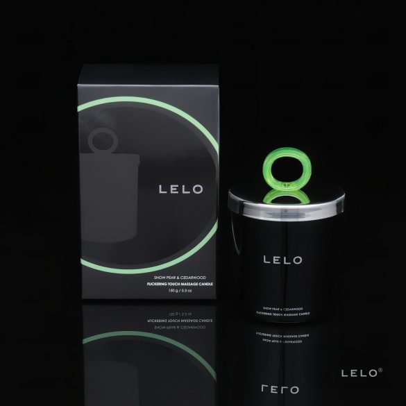LELO - masážna sviečka - hruškový kvet a céder - 150g