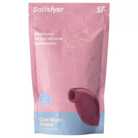 Satisfyer One Night Stand - stimulátor klitorisu na vlny vzduchu - červený