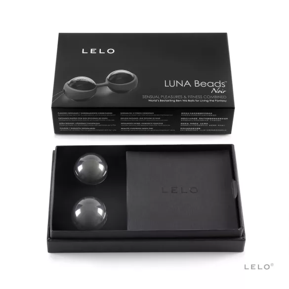 LELO - Vaginálne guličky - nastaviteľné - čierne