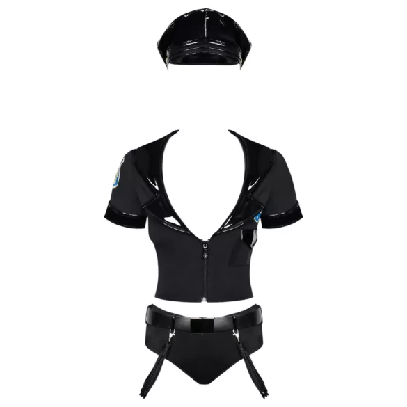 Obsessive - kostým policajtky - set - S/M