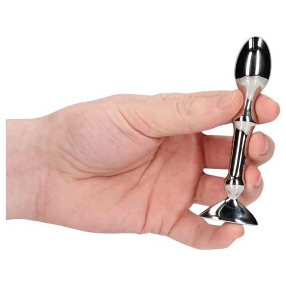 Aneros Tempo - oceľový análny dildo (strieborný)