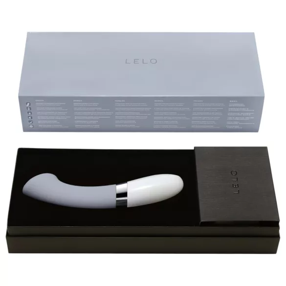 LELO Gigi 2 - vibrátor na bod G - silikón - sivý