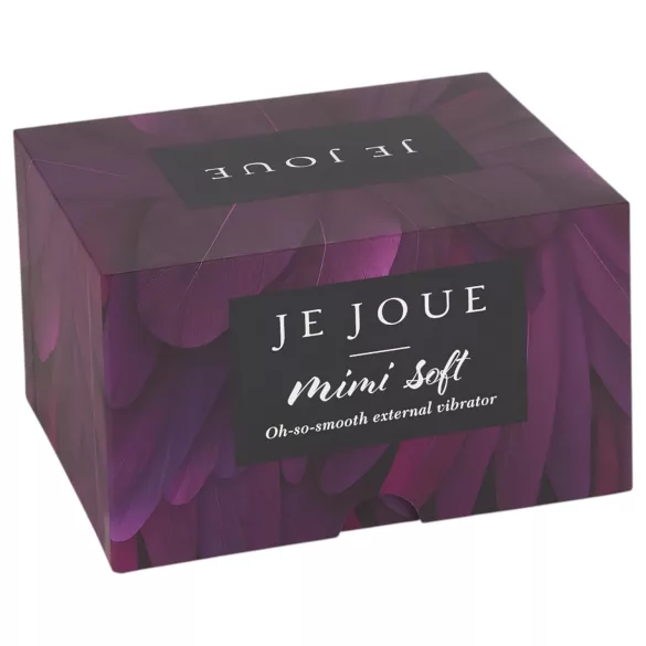 Je Joue Mimi Soft - nabíjateľný, vodotesný klitorálny vibrátor (fialový)