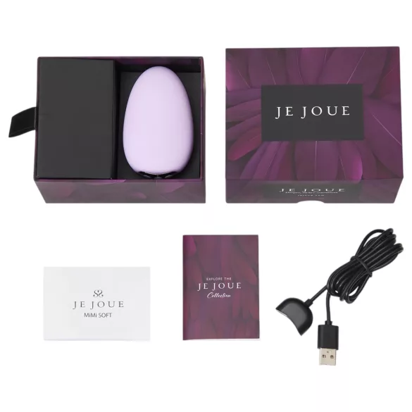 Je Joue Mimi Soft - nabíjateľný, vodotesný klitorálny vibrátor (fialový)