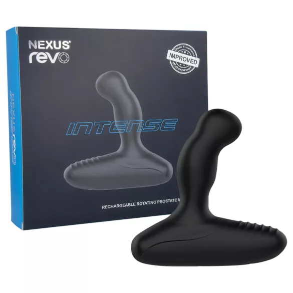 Nexus Revo Intense - masážny vibrátor na prostatu s rotáciou - čierny