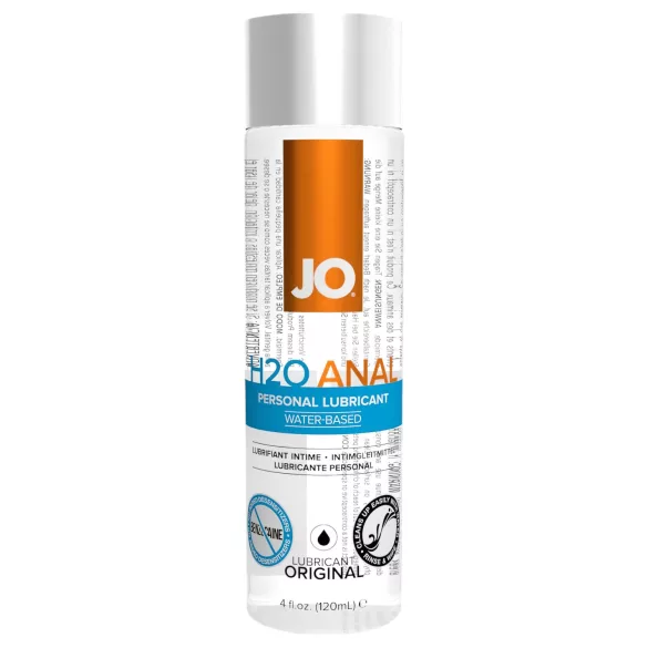 System JO - H2O Anal Original - análne lubrikačné mazivo na vodnej báze (120 ml)
