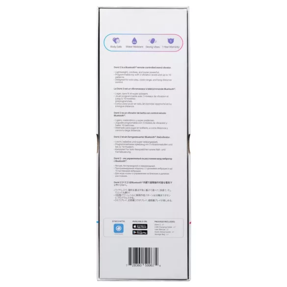 Lovense - masážny vibrátor s Bluetooth - čierny