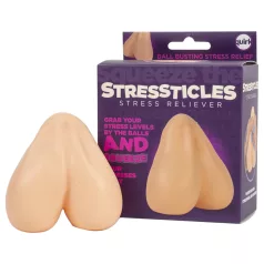 Stressticles - antistresová loptička - semenníky - natur