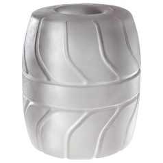   SilaSkin - erekčný krúžok a semenníkový ťahač - silikón biely