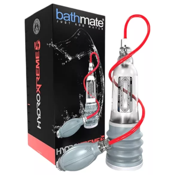 BathMate - vákuová pumpa na penis - set - priehľadná