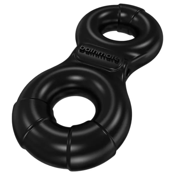 Bathmate Vibe Ring Eight - akumulátorový vibračný erekčný krúžok (čierny)