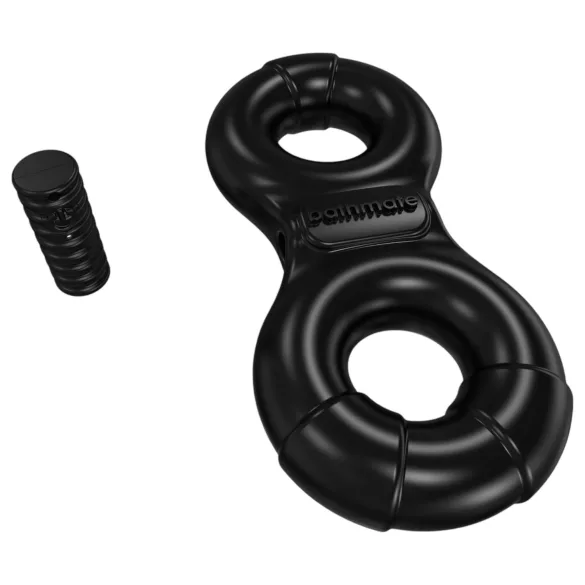 Bathmate Vibe Ring Eight - akumulátorový vibračný erekčný krúžok (čierny)