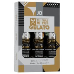 JO System Gelato - ochutený lubrikant set (3x30ml)